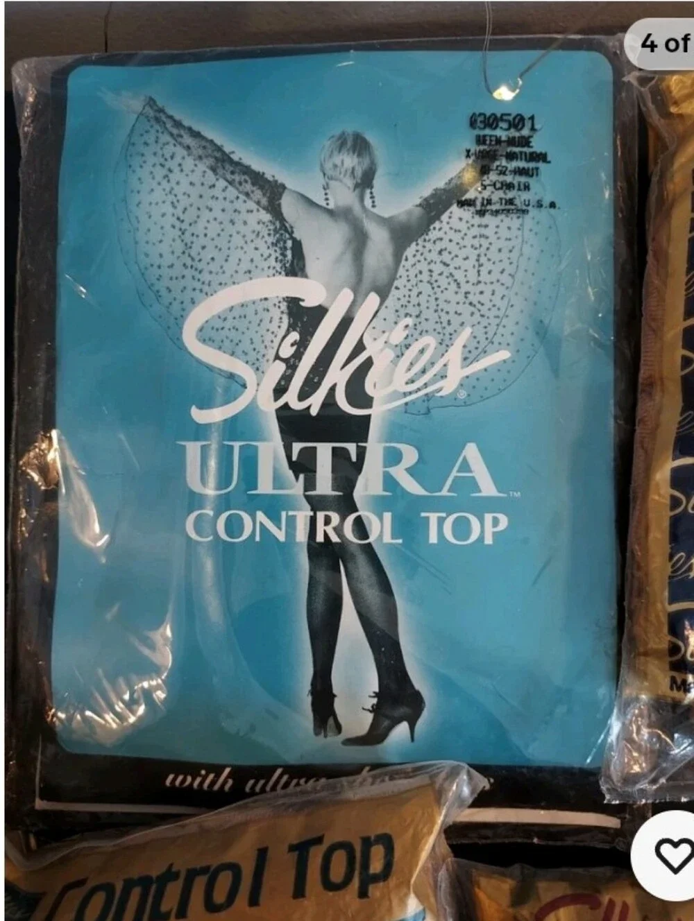 Silkies Panty Hose Trouser Socks Control Top Shape Enhancing Lot (8) Nylons